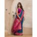 Picture of Beautiful Silk Cadet Blue Saree