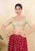 Picture of Pretty Net Dark Red Designer Blouse