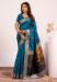 Picture of Exquisite Silk Teal Saree