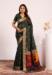 Picture of Ravishing Silk Dark Olive Green Saree