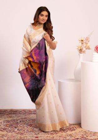 Picture of Fascinating Silk Sea Shell Saree