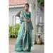 Picture of Wonderful Silk Dark Sea Green Saree