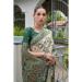 Picture of Enticing Silk Dark Sea Green Saree