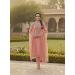 Picture of Chiffon Light Pink Straight Cut Salwar Kameez