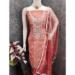 Picture of Fascinating Cotton Indian Red Straight Cut Salwar Kameez