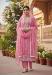 Picture of Cotton Pale Violet Red Straight Cut Salwar Kameez