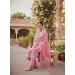Picture of Cotton Pale Violet Red Straight Cut Salwar Kameez