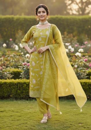 Picture of Statuesque Cotton Sienna Straight Cut Salwar Kameez
