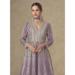 Picture of Beautiful Chiffon Plum Anarkali Salwar Kameez