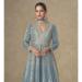 Picture of Chiffon Light Slate Grey Anarkali Salwar Kameez