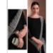 Picture of Beauteous Georgette Black Straight Cut Salwar Kameez