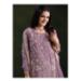 Picture of Shapely Chiffon Purple Straight Cut Salwar Kameez