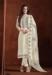 Picture of Alluring Organza Sea Shell Straight Cut Salwar Kameez