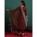 Picture of Fascinating Silk Saddle Brown Readymade Salwar Kameez
