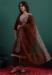 Picture of Fascinating Silk Saddle Brown Readymade Salwar Kameez