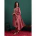 Picture of Ideal Silk Indian Red Readymade Salwar Kameez