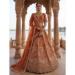 Picture of Sublime Silk Coral Lehenga Choli