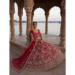 Picture of Sightly Silk Maroon Lehenga Choli
