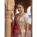 Picture of Sightly Silk Ghost White Lehenga Choli