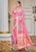 Picture of Charming Cotton & Silk Light Pink Saree