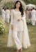 Picture of Sightly Georgette Off White Readymade Salwar Kameez