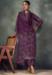 Picture of Chiffon Dark Olive Green Straight Cut Salwar Kameez