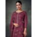 Picture of Bewitching Chiffon Purple Straight Cut Salwar Kameez