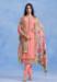 Picture of Georgette Light Pink Straight Cut Salwar Kameez