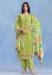 Picture of Georgette Dark Khaki Straight Cut Salwar Kameez
