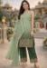 Picture of Georgette Dark Sea Green Readymade Salwar Kameez