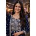 Picture of Georgette Midnight Blue Readymade Salwar Kameez