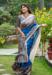 Picture of Amazing Silk Dodger Blue Saree