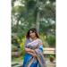 Picture of Amazing Silk Dodger Blue Saree