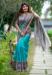 Picture of Beauteous Silk Dark Turquoise Saree