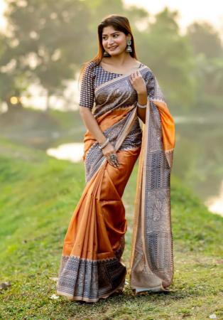 Picture of Radiant Silk Maroon Saree