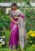 Picture of Beauteous Silk Plum Saree