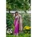 Picture of Beauteous Silk Plum Saree