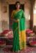 Picture of Splendid Cotton Dark Olive Green Saree