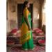 Picture of Splendid Cotton Dark Olive Green Saree