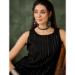 Picture of Cotton & Silk Black Readymade Salwar Kameez