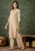 Picture of Good Looking Cotton & Silk Tan Readymade Salwar Kameez
