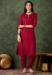 Picture of Cotton & Silk Maroon Readymade Salwar Kameez