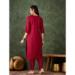 Picture of Cotton & Silk Maroon Readymade Salwar Kameez