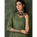 Picture of Cotton & Silk Dark Sea Green Readymade Salwar Kameez