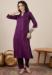 Picture of Cotton & Silk Purple Readymade Salwar Kameez