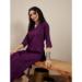 Picture of Cotton & Silk Purple Readymade Salwar Kameez