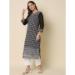 Picture of Charming Georgette Black Kurtis & Tunic
