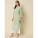 Picture of Sightly Georgette Dark Khaki Kurtis & Tunic