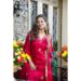 Picture of Delightful Silk Deep Pink Readymade Salwar Kameez
