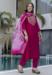Picture of Enticing Silk Dark Red Readymade Salwar Kameez